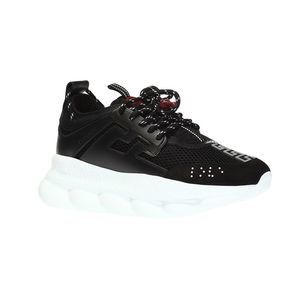 Versace Men's Chain Reaction Chunky Sneakers Black
